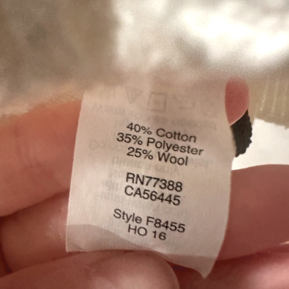 J. Crew Factory Ivory Cable Knit Sweater - Picture 7 of 7